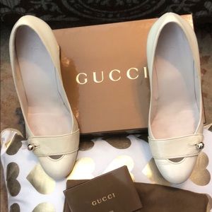 Gucci chunky heels, size 8B